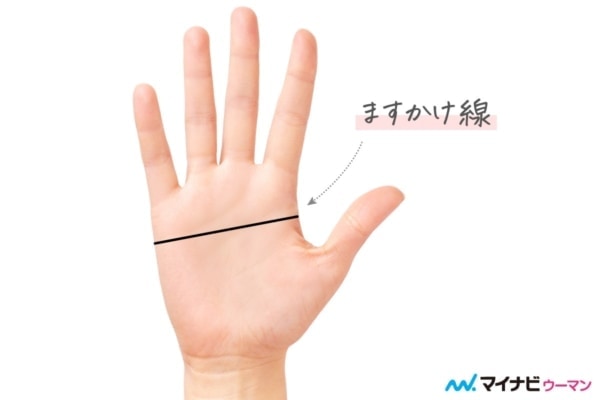 手相のますかけ線とは?